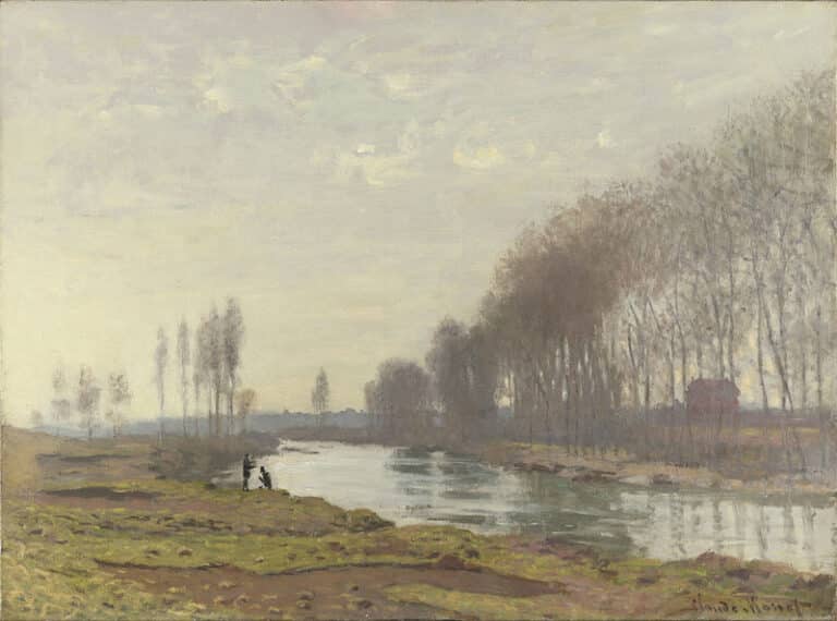 Home Claude-Monet-(1840-1926),-The-Petit-Bras-of-the-Seine-at-Argenteuil