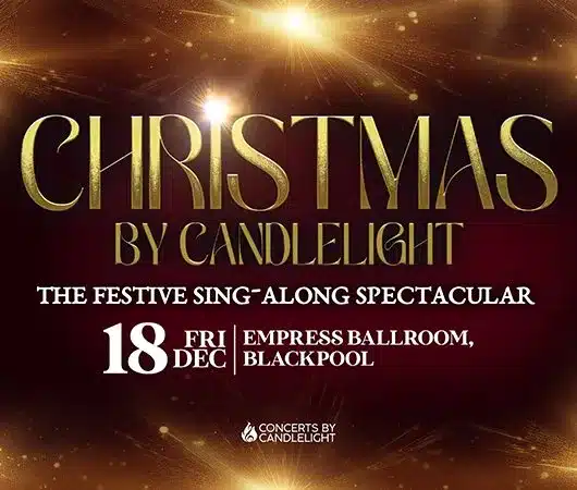 Christmas by Candlelight concert promotional artwork