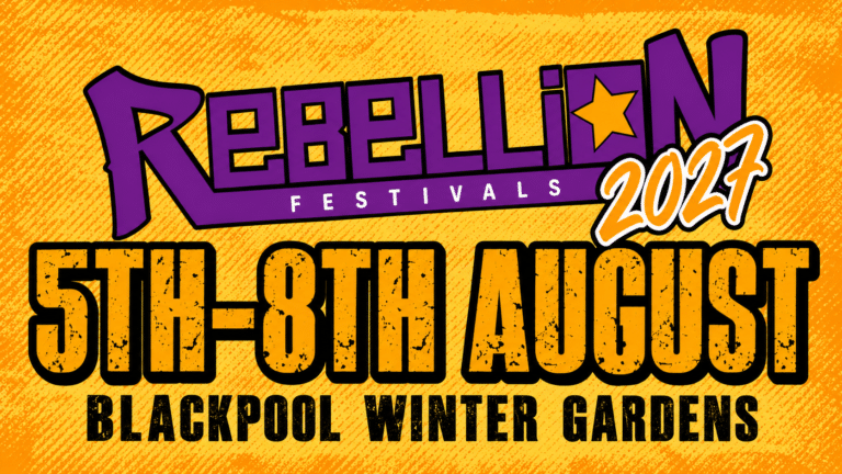 Rebellion Festival 2027 punk poster